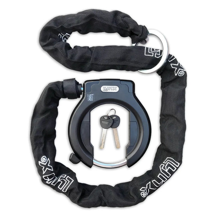 Lynx Lazo ART 2 ringslot met insteekketting 120cm – e-bike beveiliging