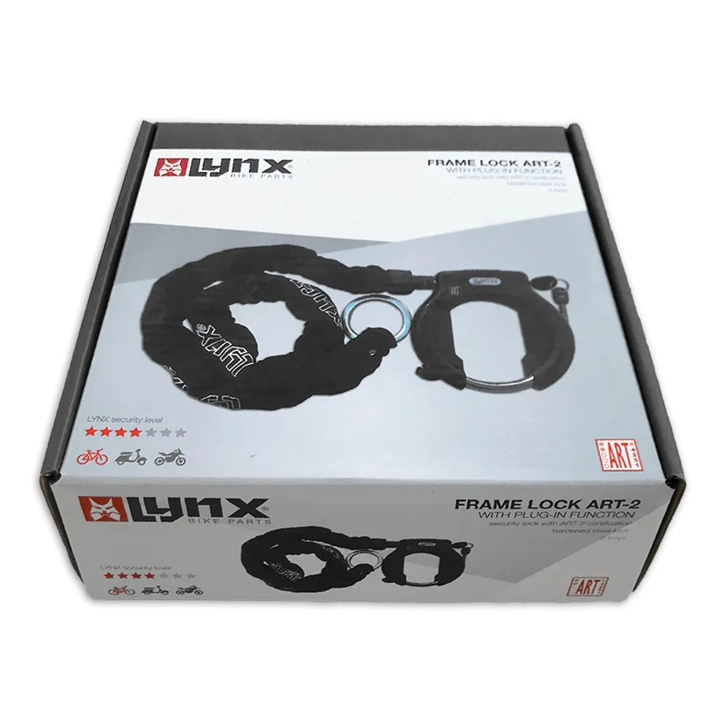 Lynx Lazo ART 2 ringslot met ketting – verpakking