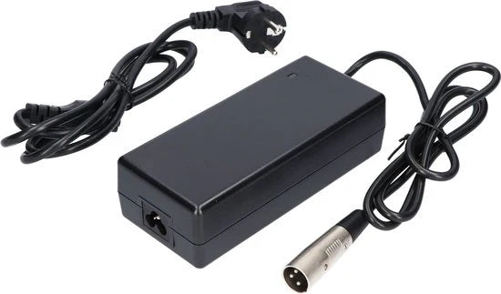 Universele acculader 3-pins XLR 42V voor e-bike en fatbike
