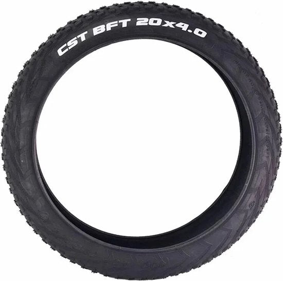 Buitenband 20x4.0 fatbike – extra grip profiel zijaanzicht