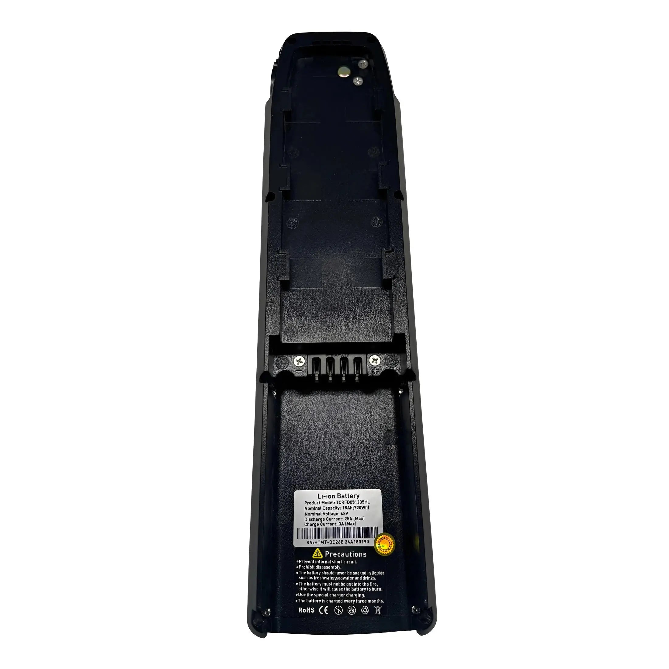 OUXI fatbike accu – aansluitingdetail