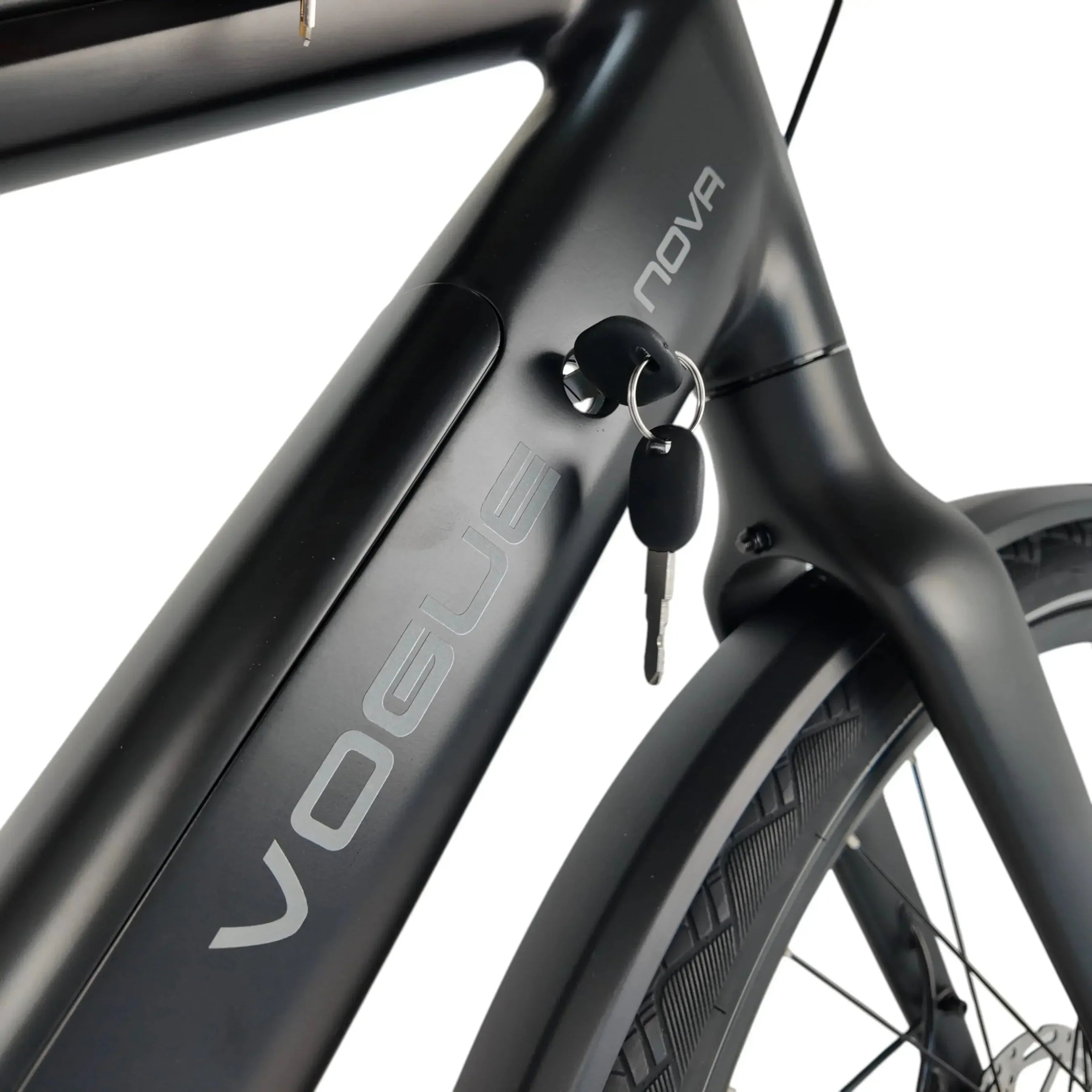 Vogue Nova Man Mat Zwart – E-bike met automatische transmissie