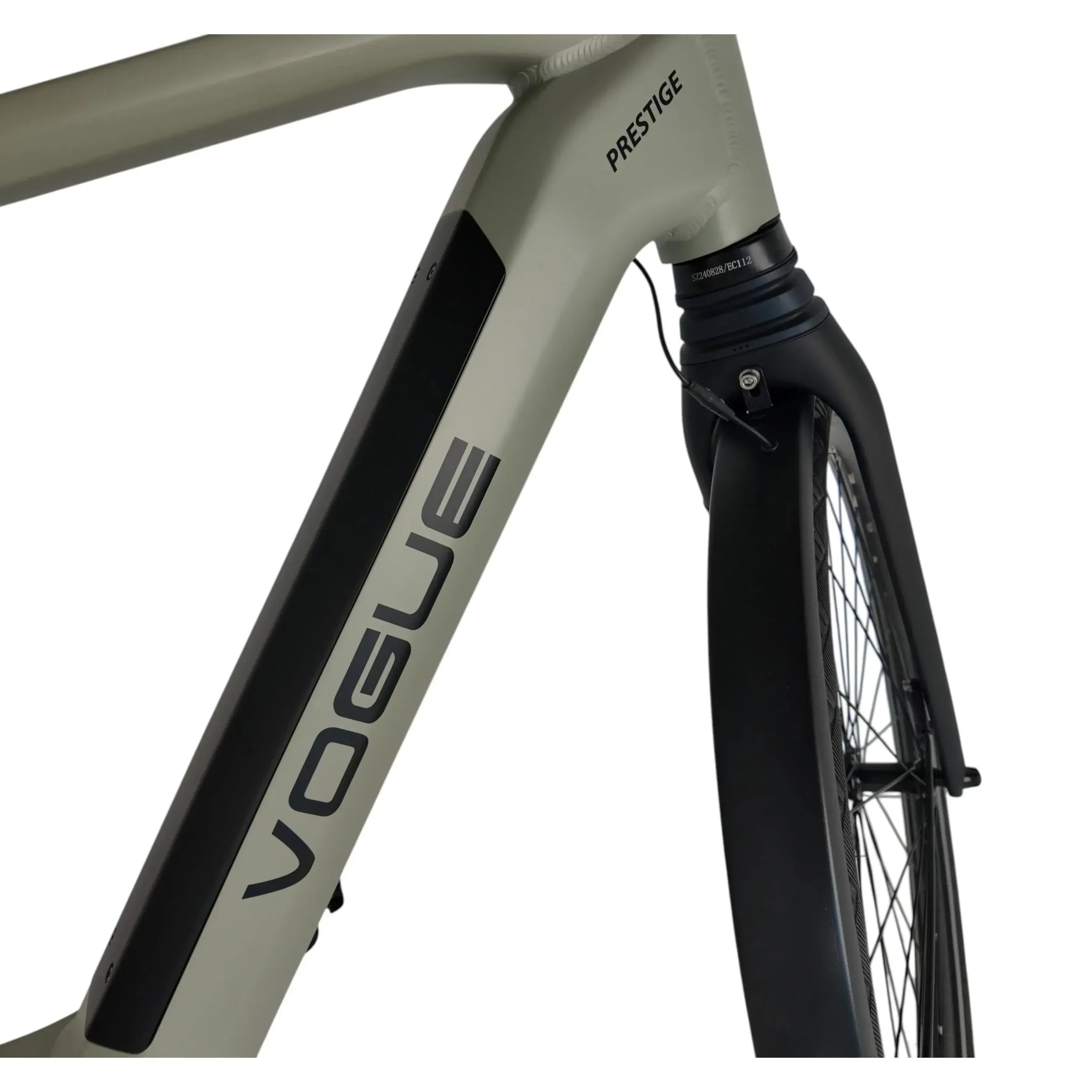 Vogue Prestige Man Grijs – Elektrische Herenfiets | Middenmotor