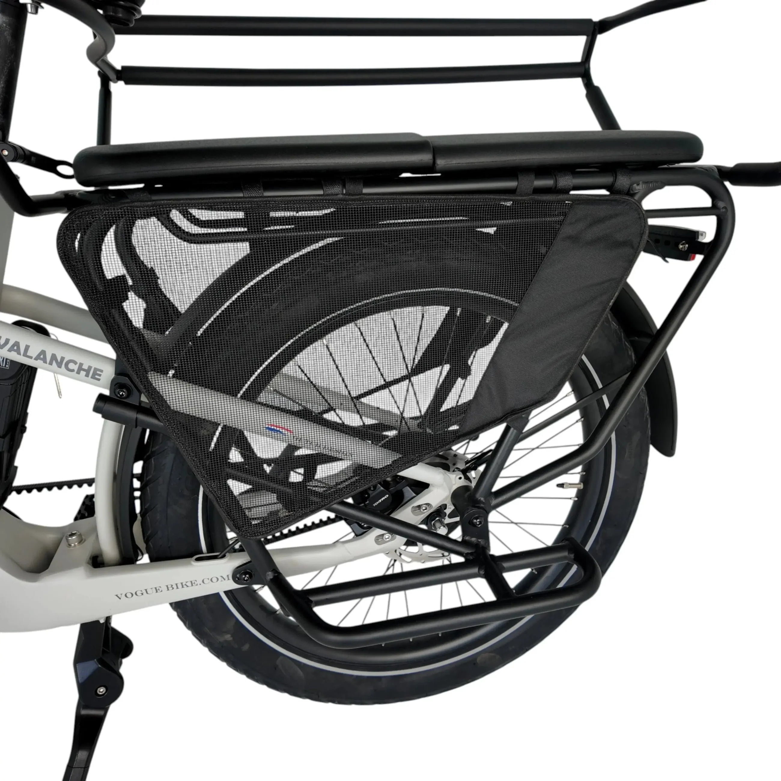 Vogue Avalanche  Grijs – Elektrische Gezinsfiets Lage Instap | Voor 2 Kinderen