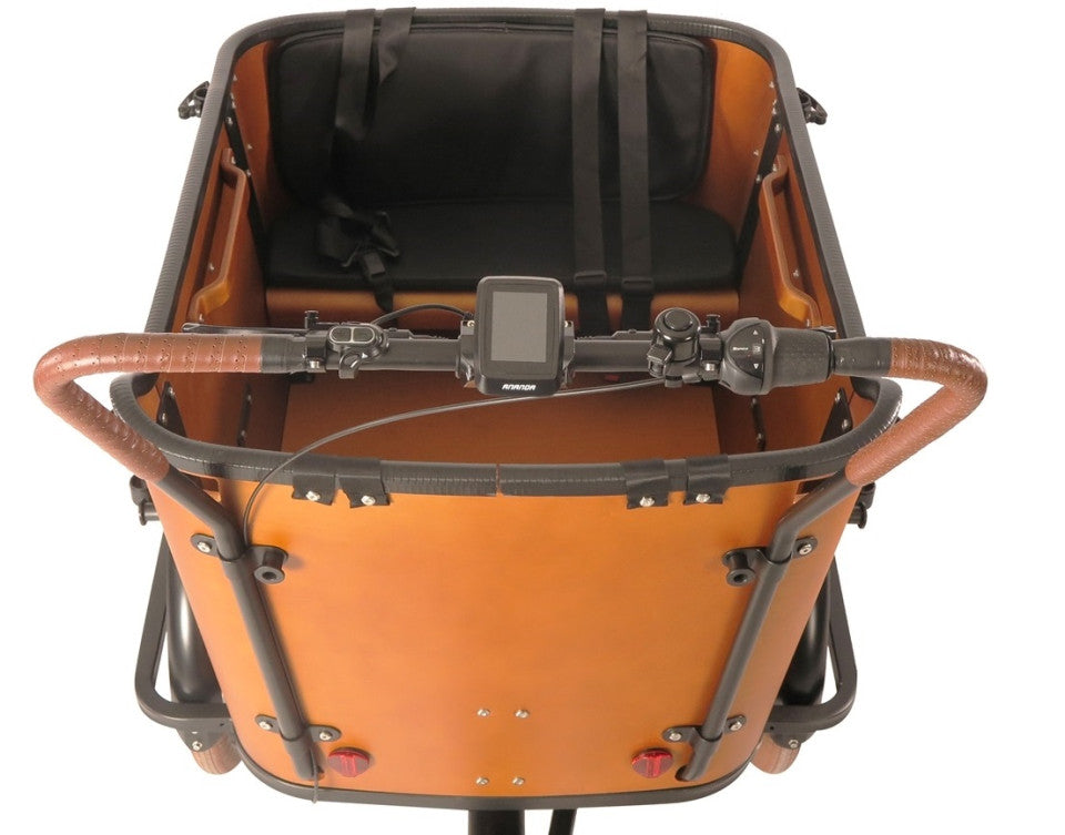 Vogue Avenger bruin – Elektrische Bakfiets 3-wiel | Ananda Middenmotor