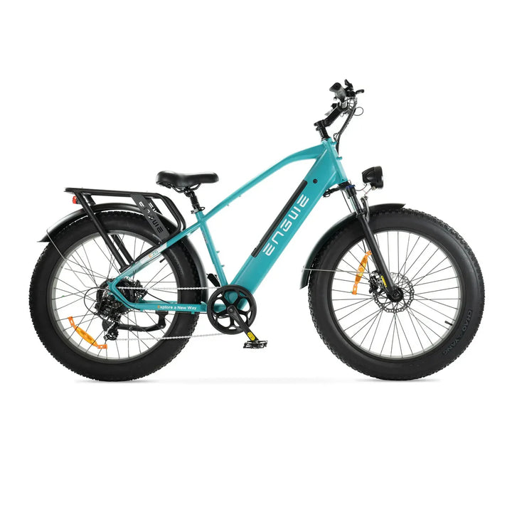 ENGWE E26 Blauw Hoge Instap – Comfortabele elektrische fatbike voor elke rit