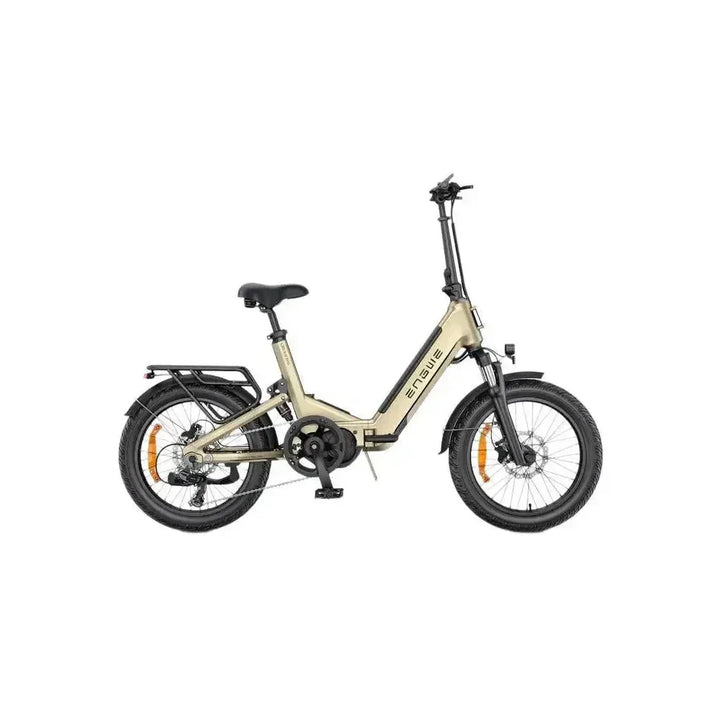 Engwe L20 3.0 Pro Champagne – Elektrische Fatbike Lage Instap Zwart | Krachtige E-bike Comfort