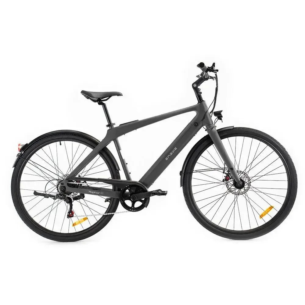 ENGWE Mapfour N1 Air elektrische fatbike grijs – zijaanzicht