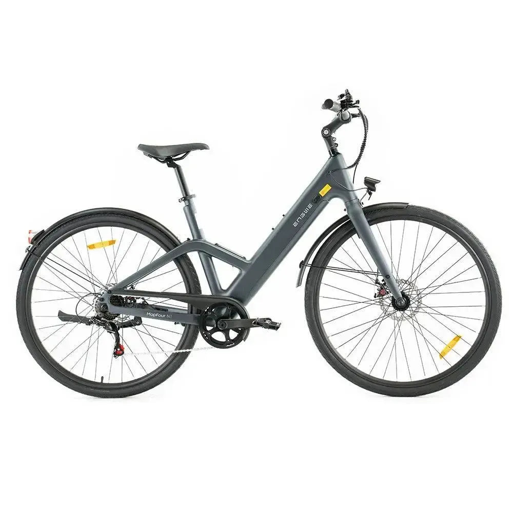 Engwe Mapfour N1 Air Grijs – Lage instap | Exclusieve E-bike Dagelijks Gebruik