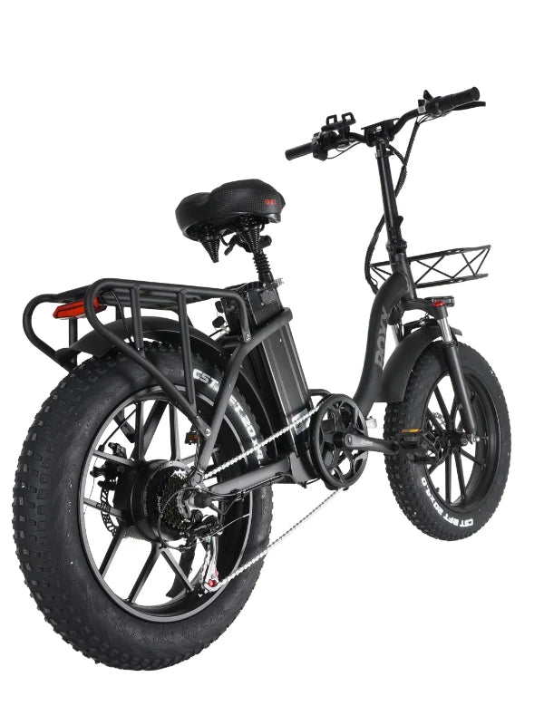 Roxx G1 elektrische vouwfiets – achteraanzicht