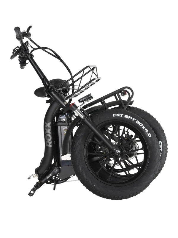 Roxx G1 elektrische vouwfiets – gevouwen ingeklapt