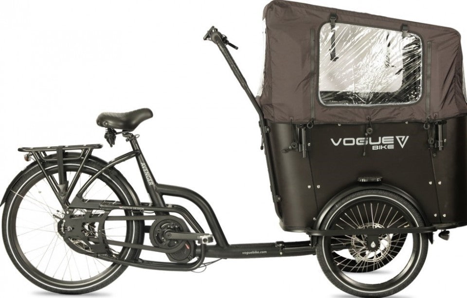 Vogue Superior Deluxe Zwart – Elektrische Bakfiets