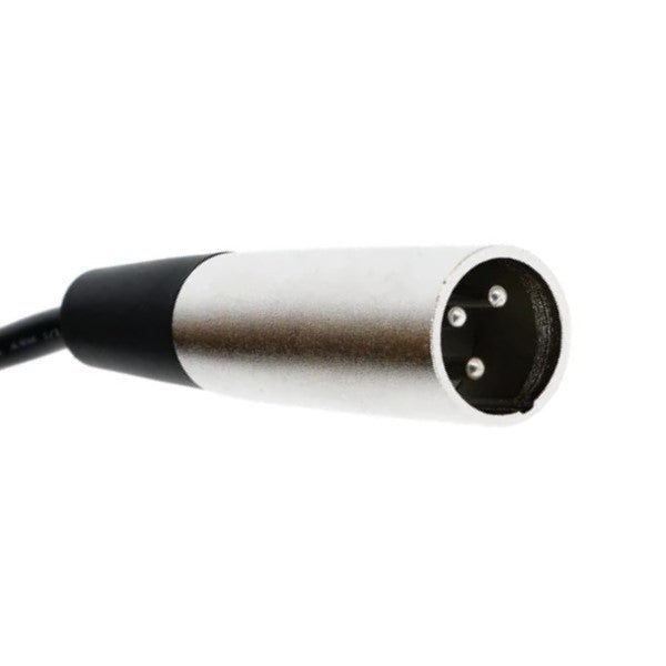 Universele acculader 3-pins – detail aansluiting