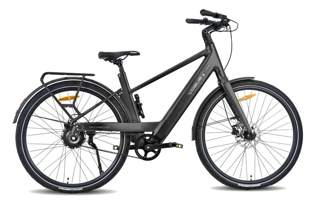Vogue Nova Man Mat Zwart – E-bike met automatische transmissie