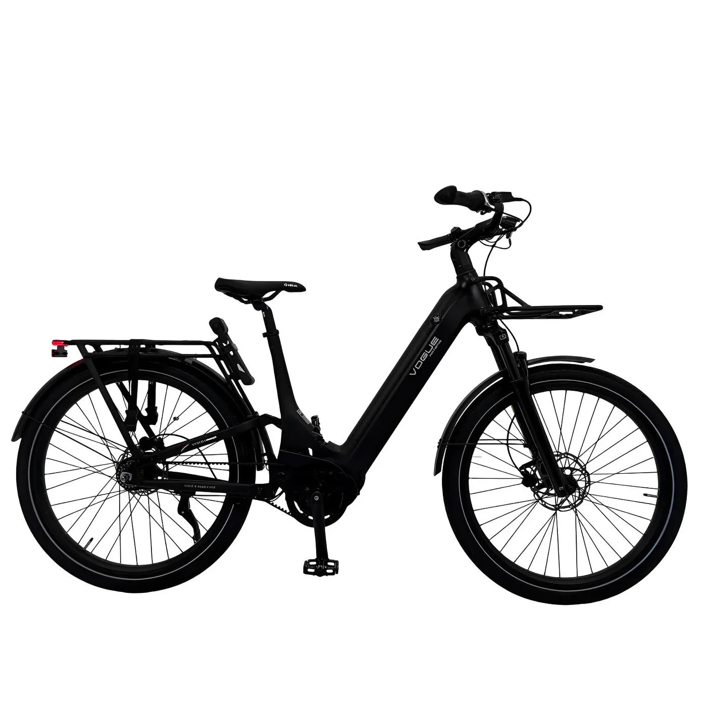 Vogue Artemis Zwart – Elektrische Fiets Middenmotor | Riemaandrijving