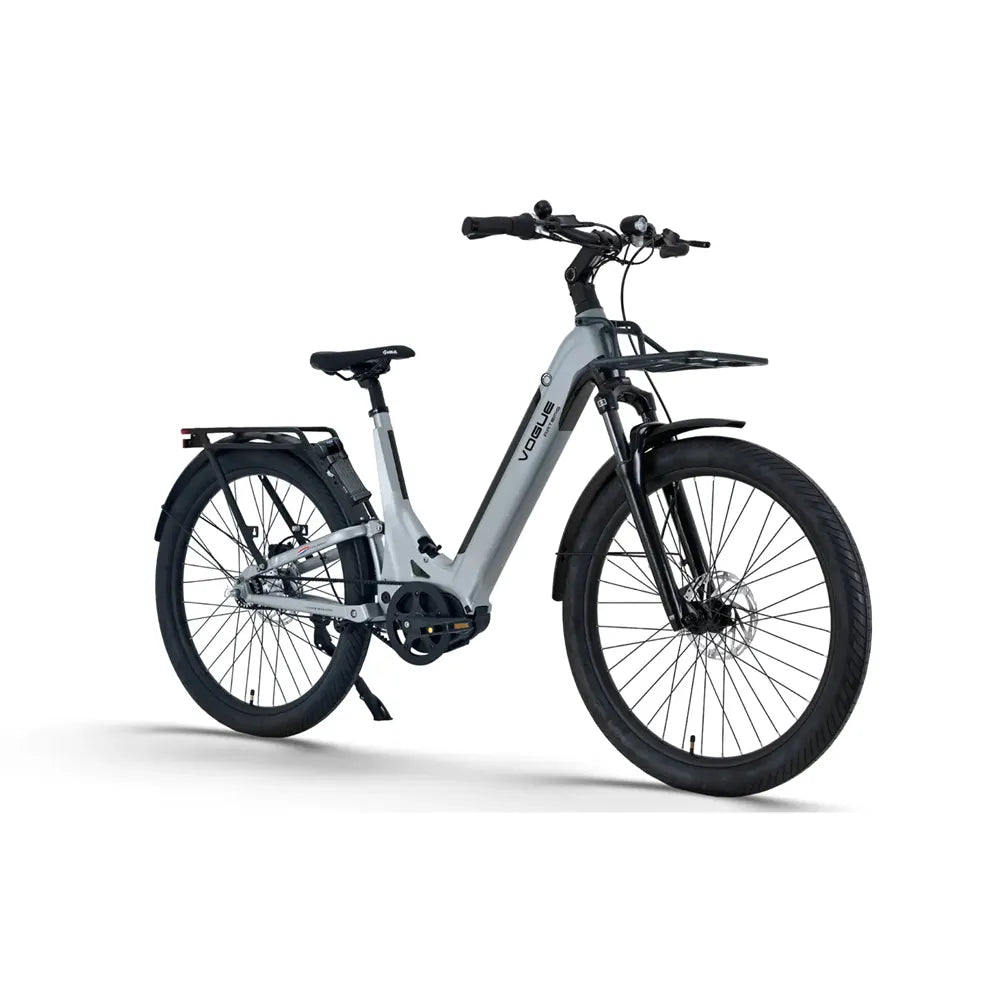 Vogue Artemis Grijs – Elektrische Fiets Middenmotor | Riemaandrijving