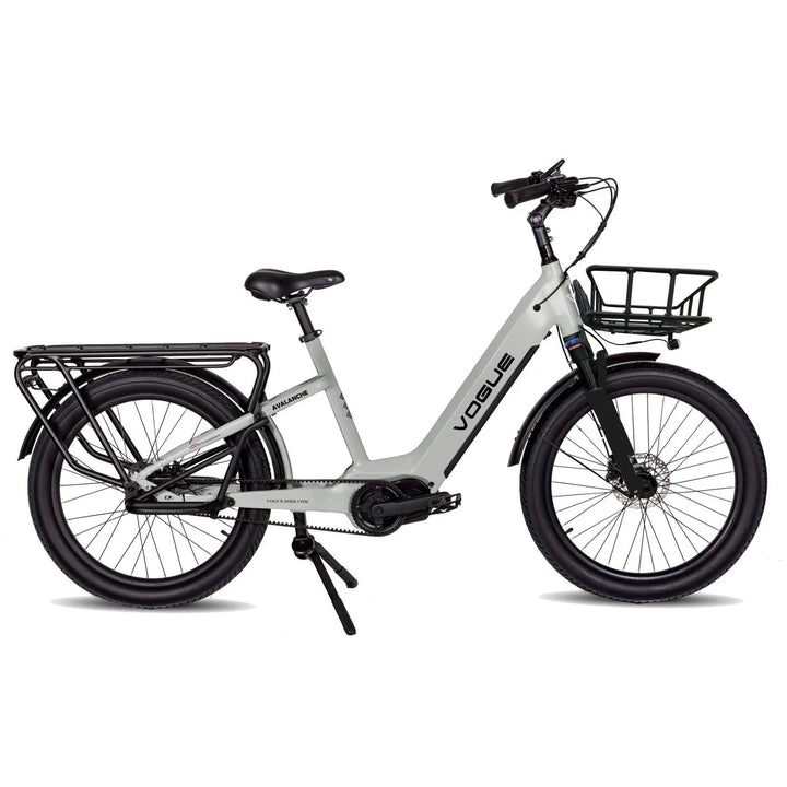 Vogue Avalanche  Grijs – Elektrische Gezinsfiets Lage Instap | Voor 2 Kinderen