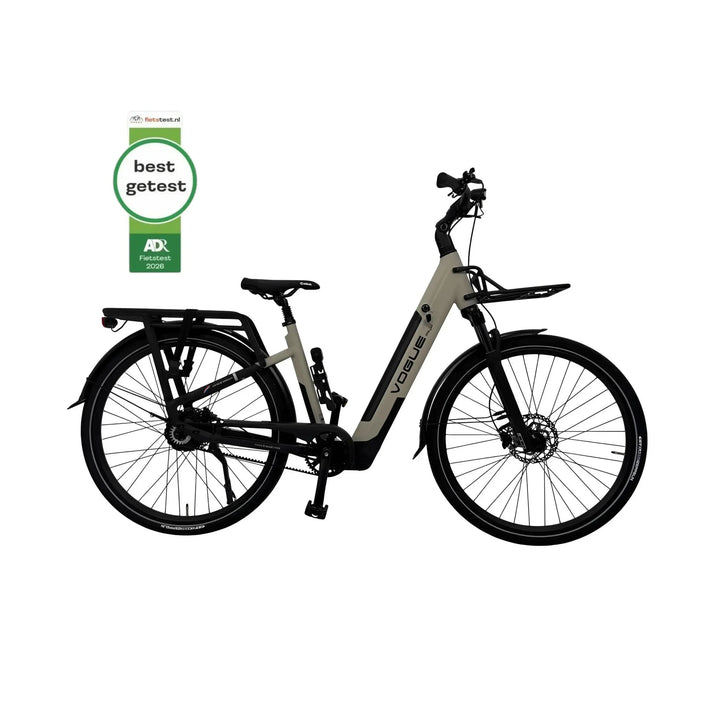 Vogue Milo Grijs – Comfortabele elektrische stadsfiets