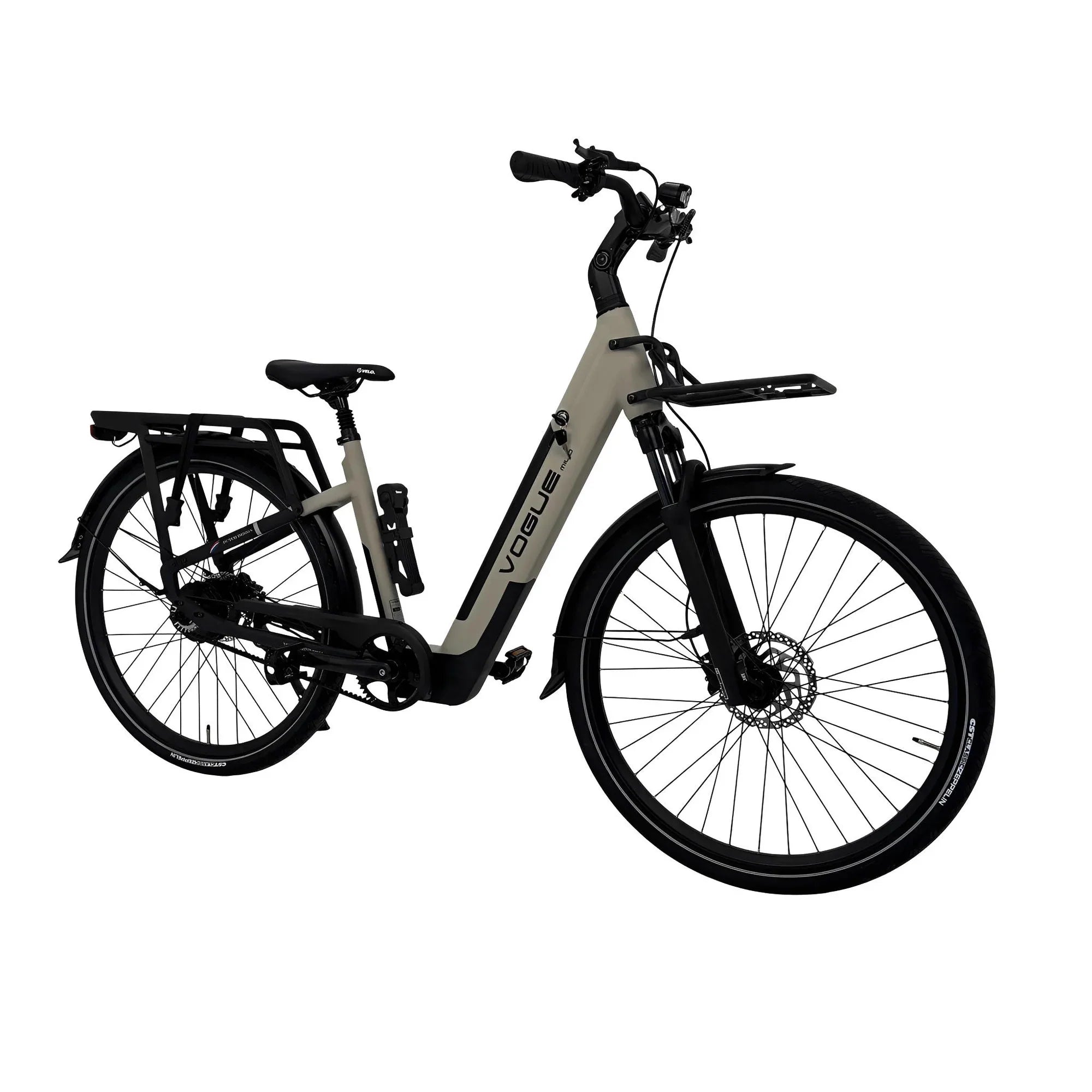 Vogue Milo Grijs – Comfortabele elektrische stadsfiets