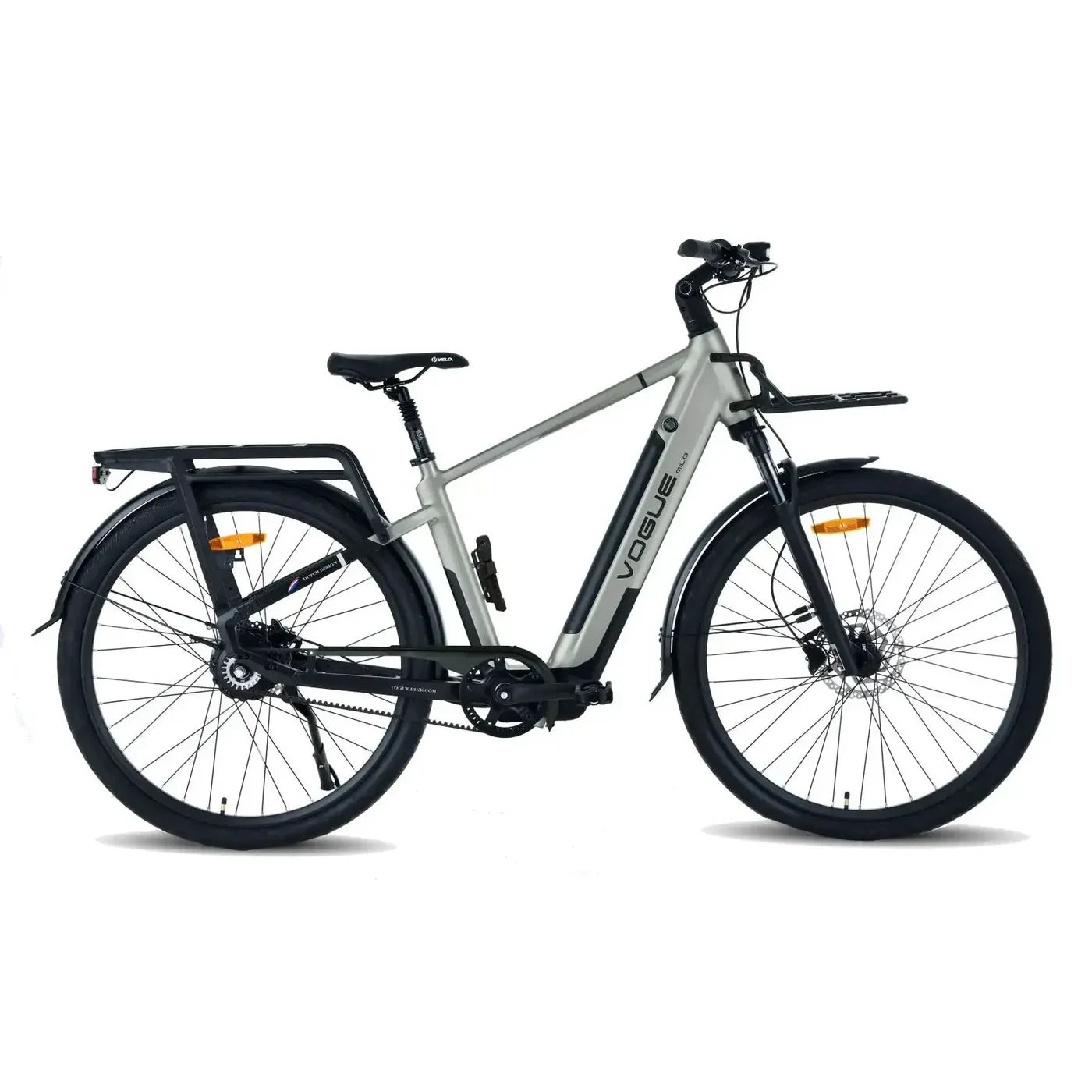 Vogue Milo Man Grijs – Sportieve elektrische herenfiets