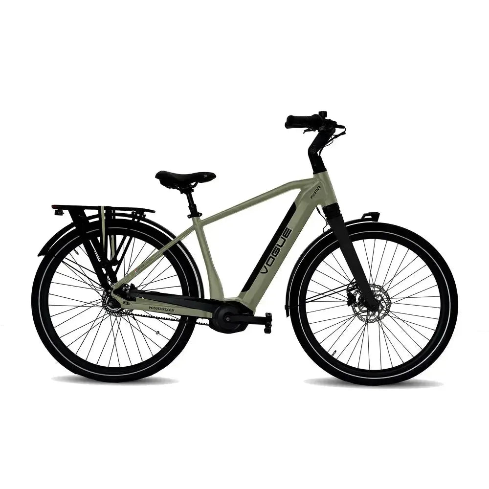 Vogue Prestige Man Grijs – Elektrische Herenfiets | Middenmotor