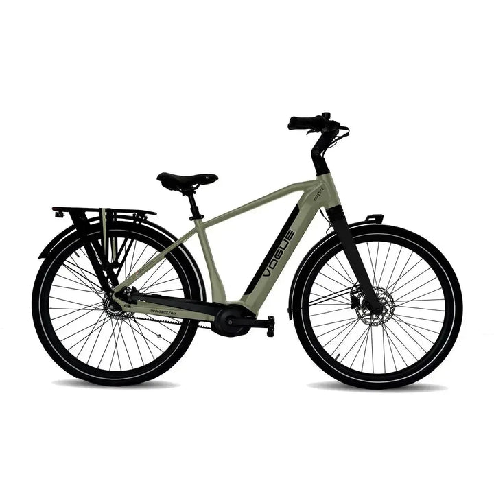Vogue Prestige Man Grijs – Elektrische Herenfiets | Middenmotor