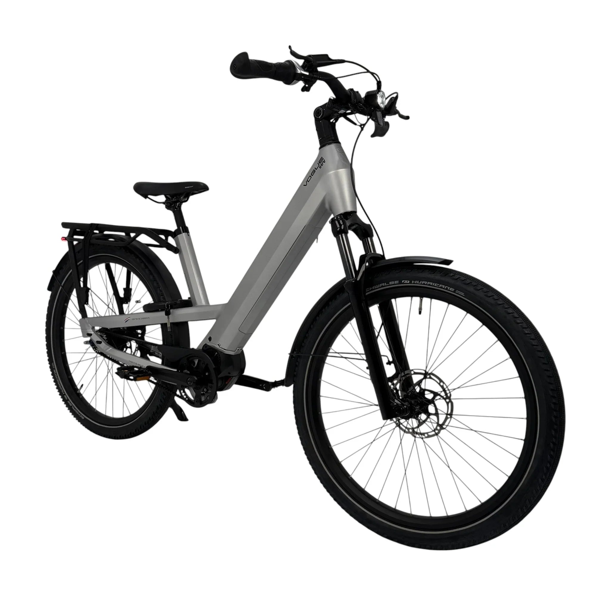 Vogue SUV Grijs – Elektrische Fiets Shimano Middenmotor