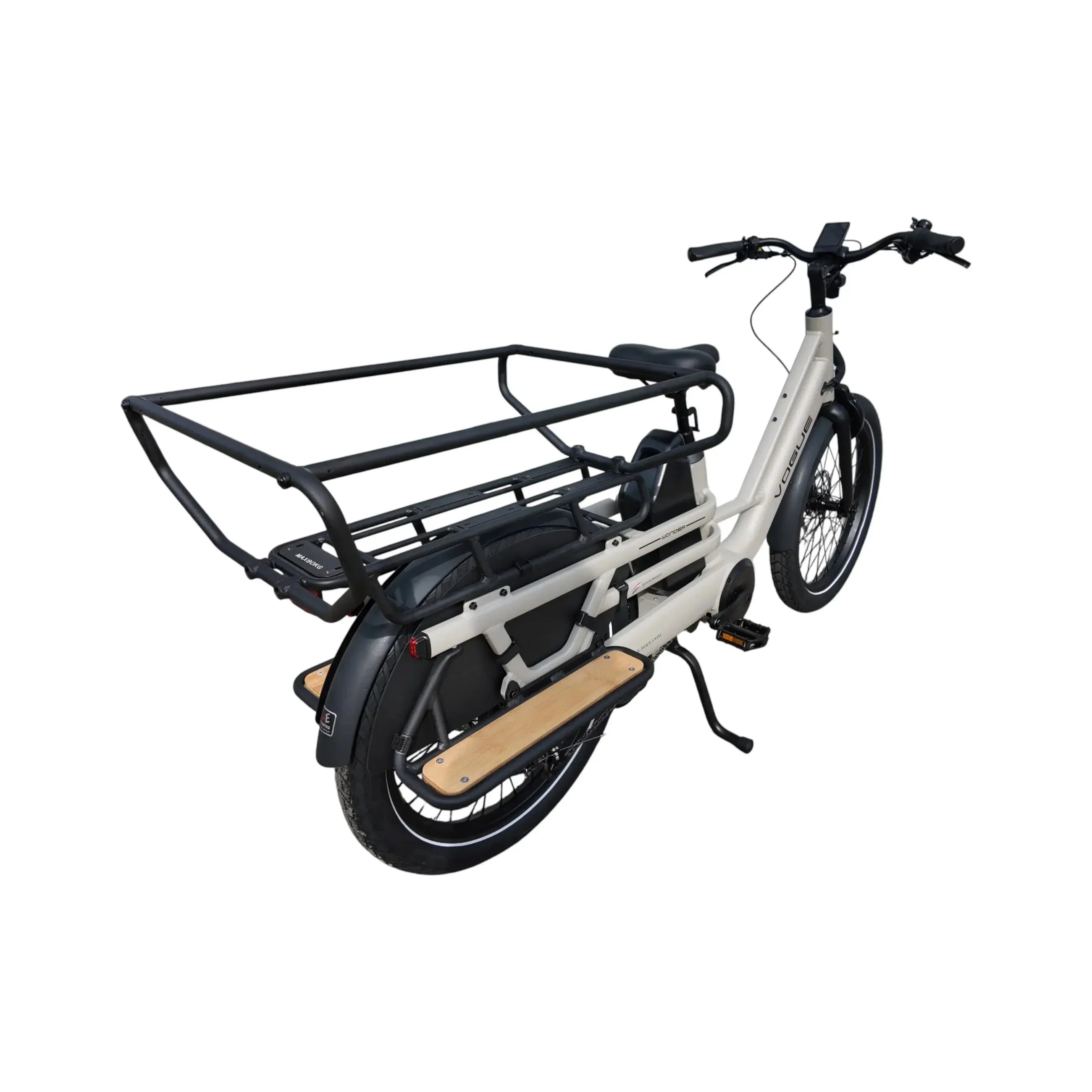 Vogue Wonder Fashion Grijs – Elektrische Longtail Fiets | Gezinsvriendelijk