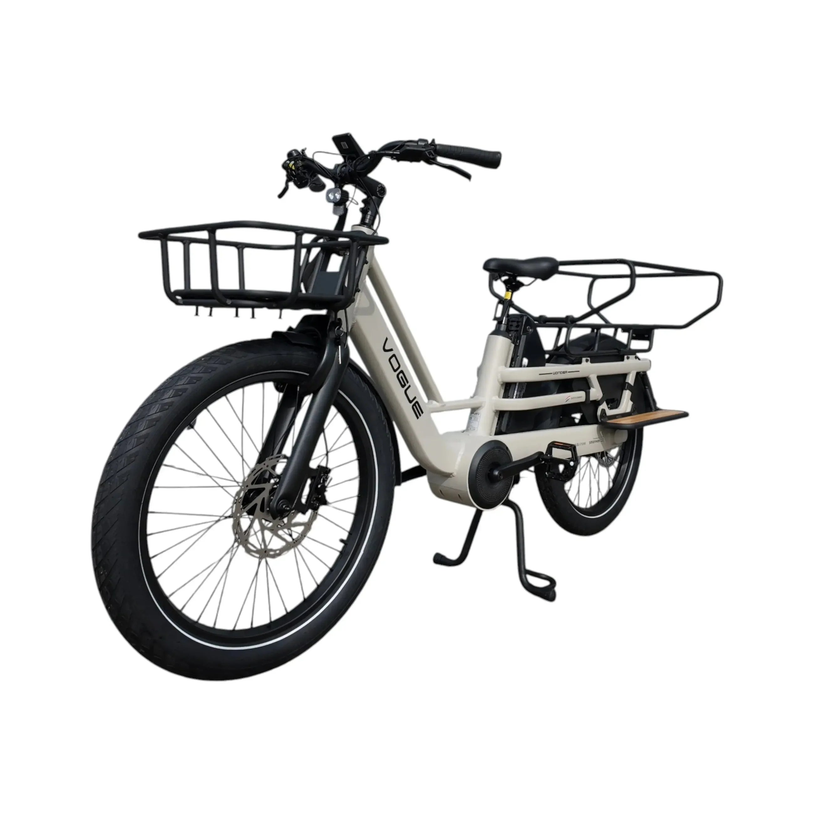 Vogue Wonder Grijs – Elektrische Longtail Fiets | Gezinsvriendelijk