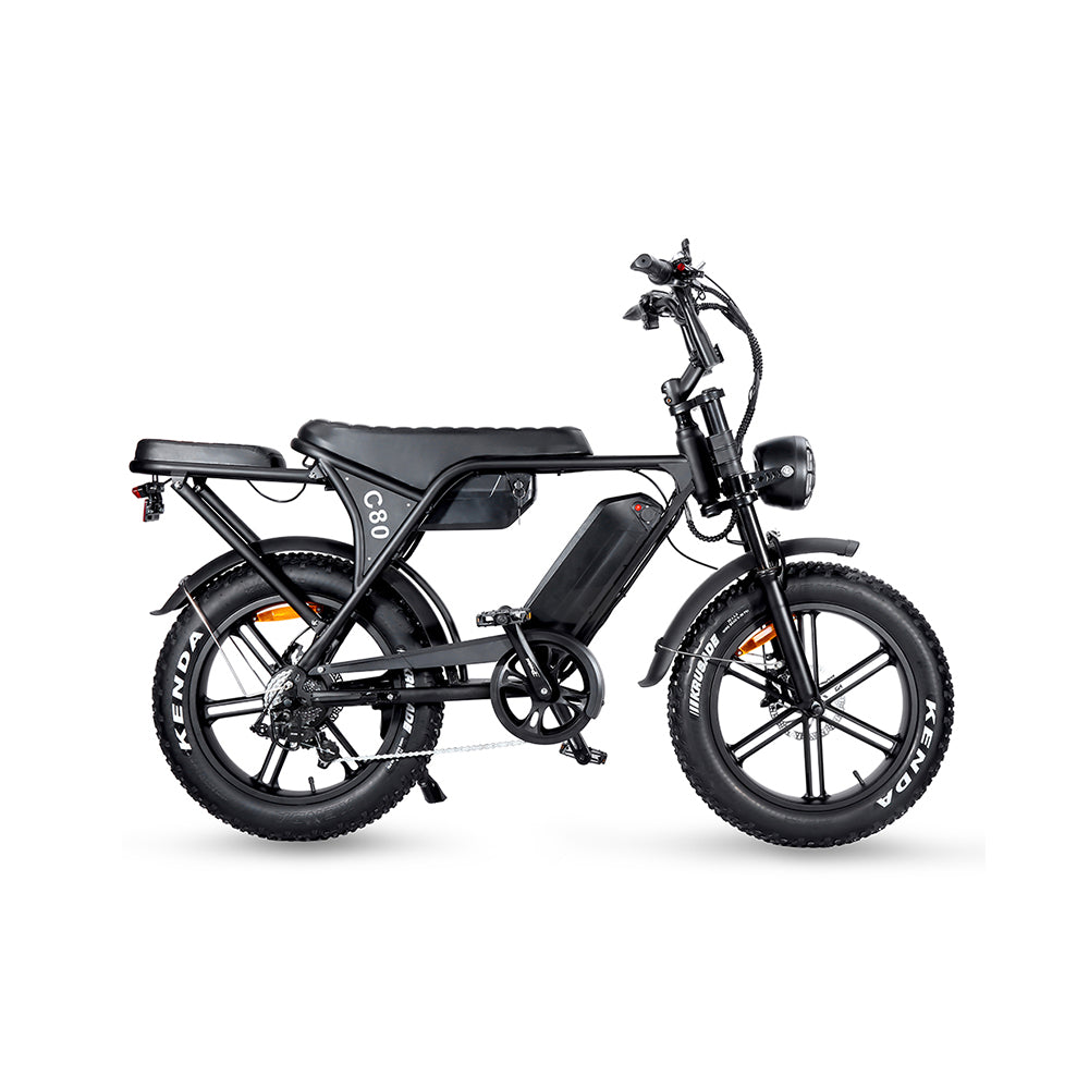 OUXI C80 MAX – Elektrische Fatbike Dubbele Accu | Lange Actieradius E-bike