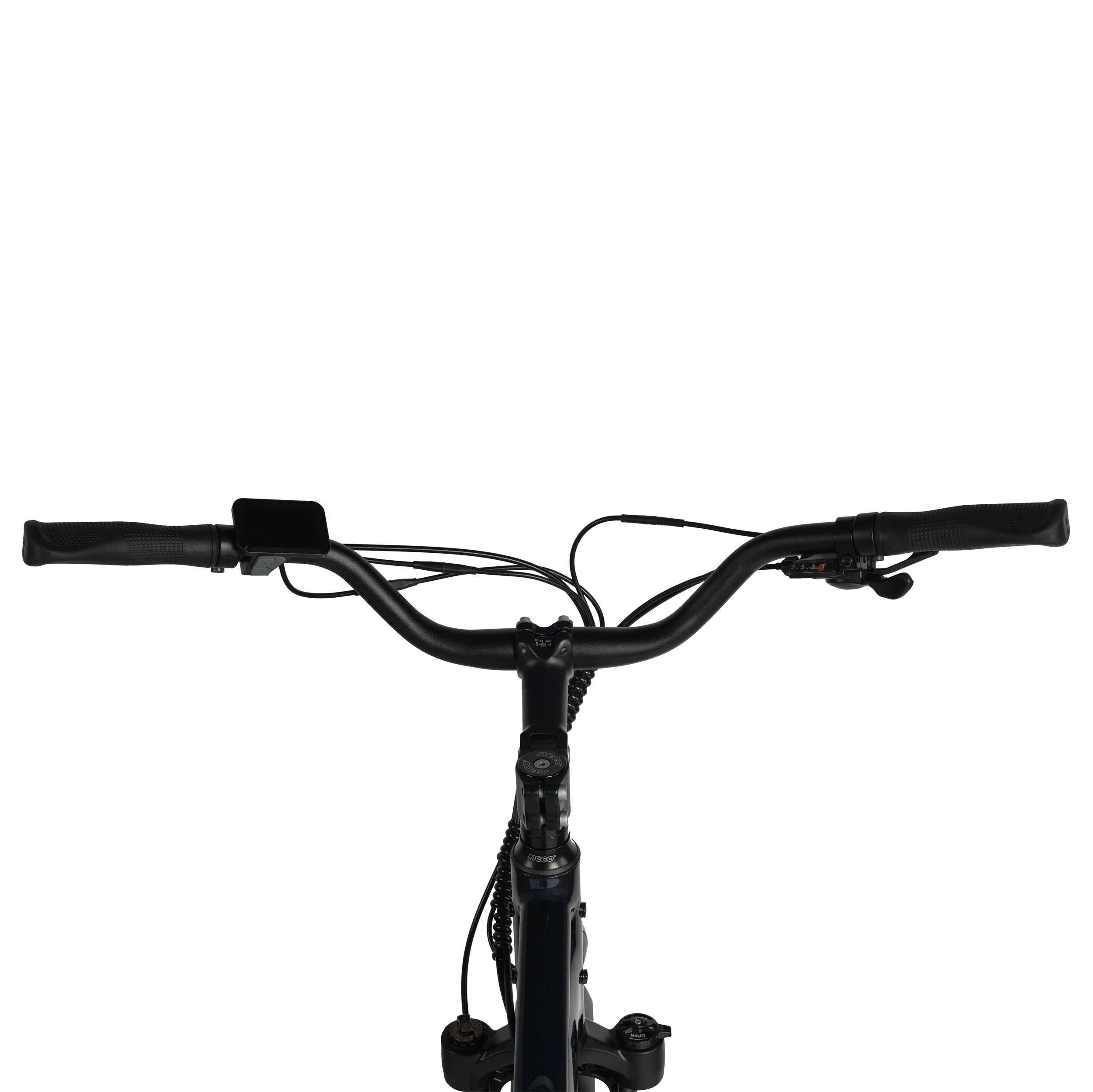 Maxtron Urban7 elektrische stadsfiets – stuurdetail