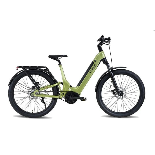 Vogue Artemis Groen – Elektrische Fiets Middenmotor | Riemaandrijving