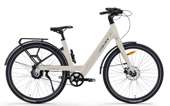 Vogue Nova Fashion Grijs – Automatische e-bike met riemaandrijving