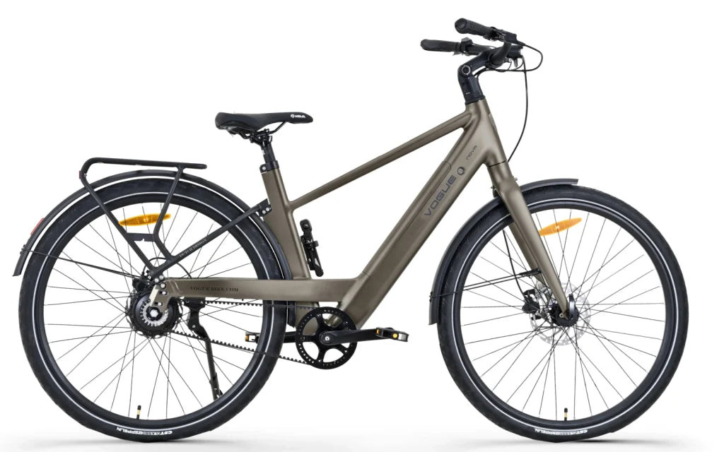 Vogue Nova Man Mat Bruin – E-bike met automatische transmissie