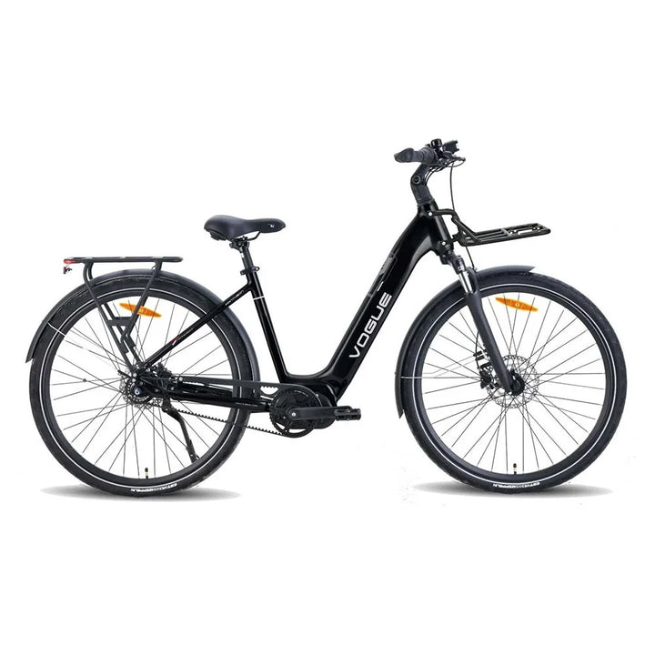 Vogue Pantheon Zwart – E-bike met middenmotor en riemaandrijving