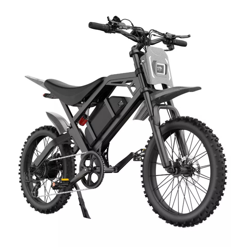 QMWheel V20 Cross skinnybike – vooraanzicht